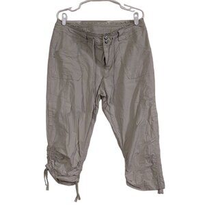 INC International Concepts cargo capris - Khaki colored - sz 16